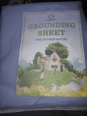 PANBMAO Grounding Sheets Queen Size | Organic Cotton + Silver Fiber | Grounding